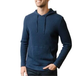 Men’s Rainforest Navy Waffle Knit Hoodie